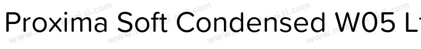 Proxima Soft Condensed W05 Lt字体转换
